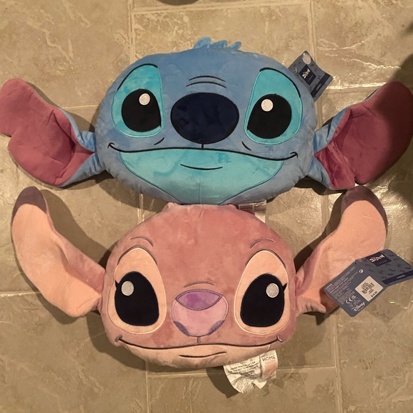 NWT Disney Lilo & Stitch Lilo & Angel Cushion Primark Exclusive Set of 2 - Picture 1 of 3